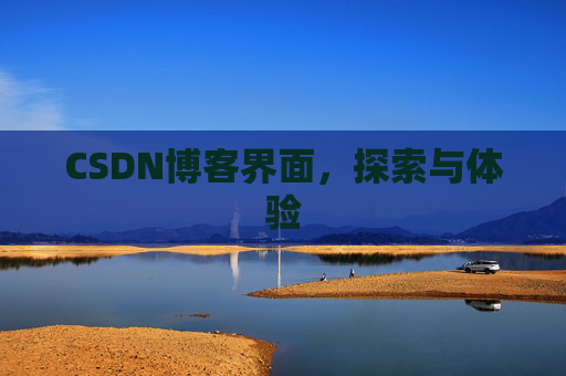 CSDN博客界面，探索与体验